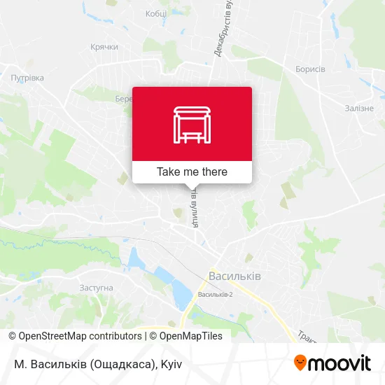 Карта М. Васильків (Ощадкаса)