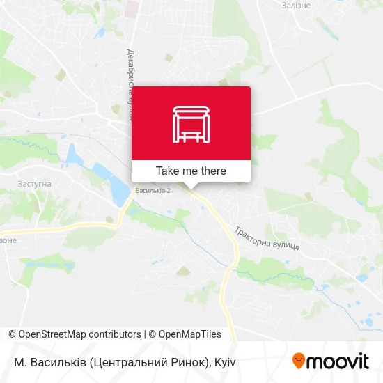 Карта М. Васильків (Центральний Ринок)