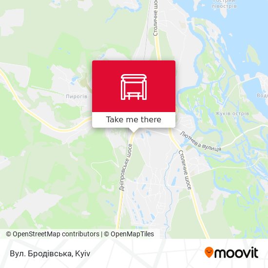 Вул. Бродівська map