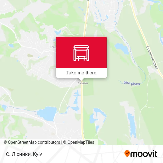 Карта С. Лісники