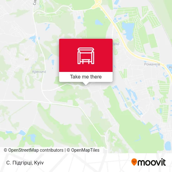 Карта С. Підгірці