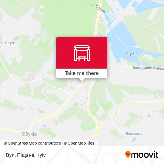 Вул. Піщана map
