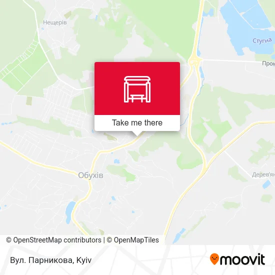 Карта Вул. Парникова