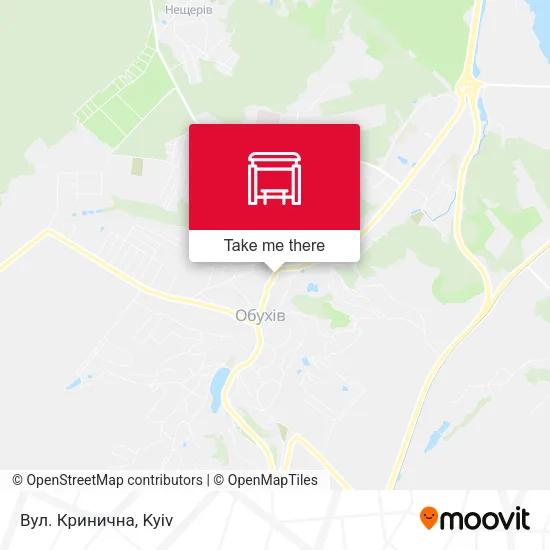 Вул. Кринична map