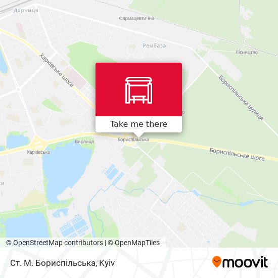 Ст. М. Бориспільська map