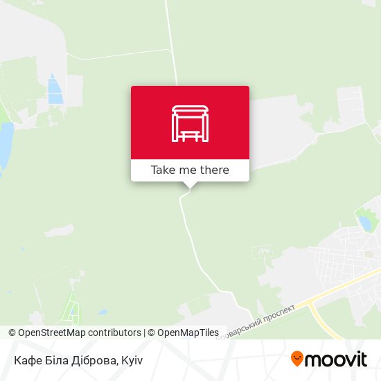 Кафе Біла Діброва map