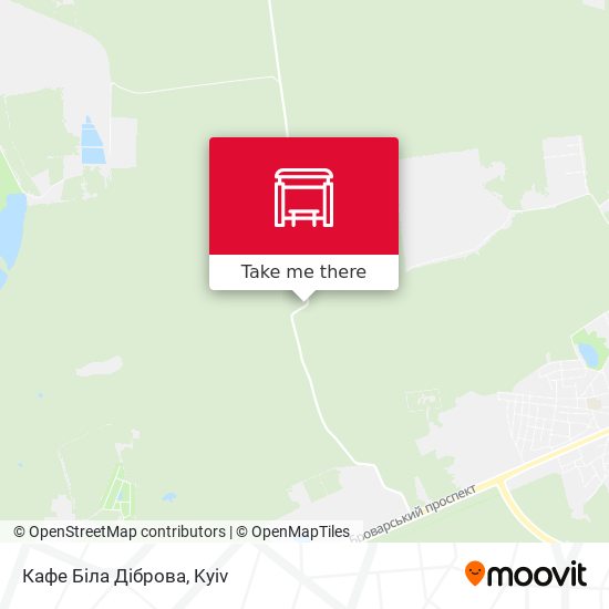 Кафе Біла Діброва map