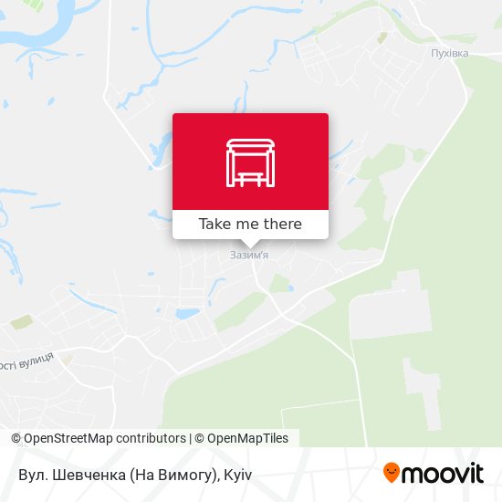 Вул. Шевченка (На Вимогу) map
