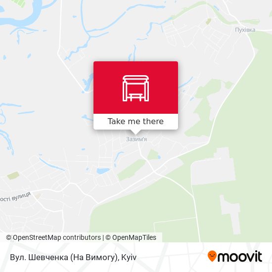 Вул. Шевченка (На Вимогу) map