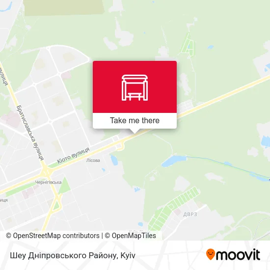 Карта Шеу Дніпровського Району