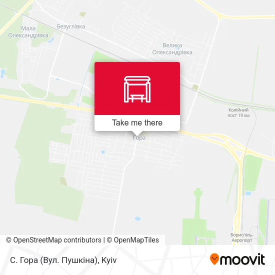 Карта С. Гора (Вул. Пушкіна)
