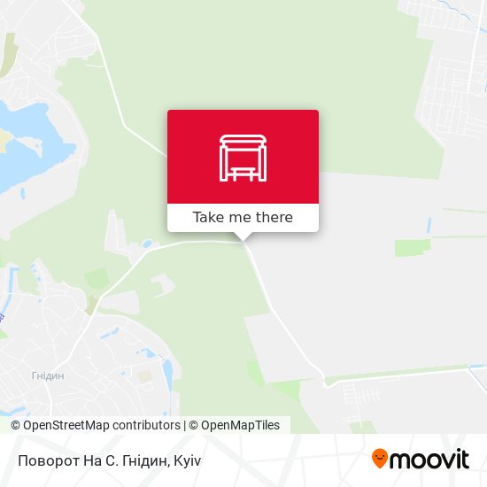 Поворот На С. Гнідин map