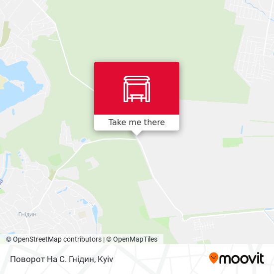 Поворот На С. Гнідин map