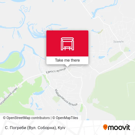 Карта С. Погреби (Вул. Соборна)