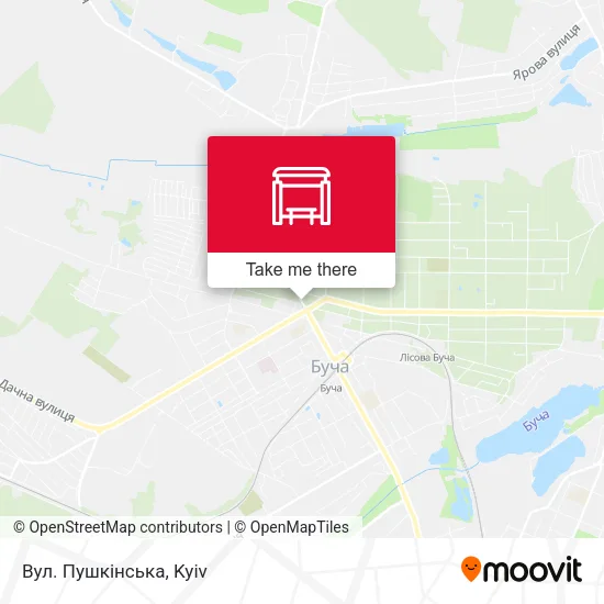 Карта Вул. Пушкінська