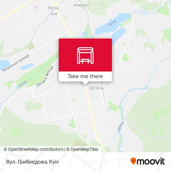 Вул. Грибоєдова map