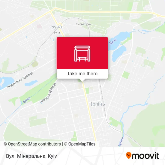 Карта Вул. Мінеральна