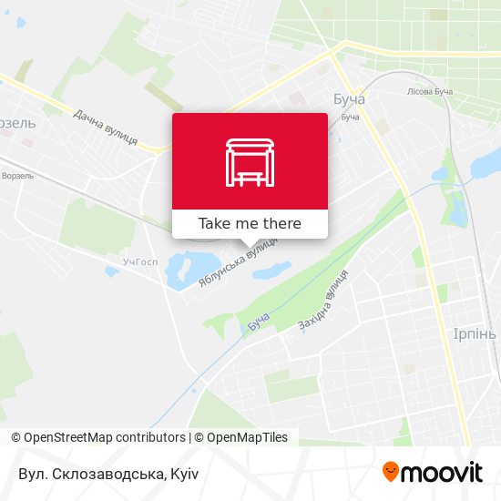 Вул. Склозаводська map