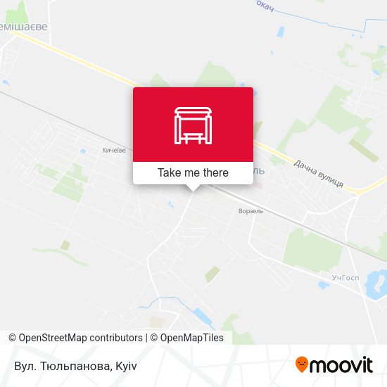 Карта Вул. Тюльпанова