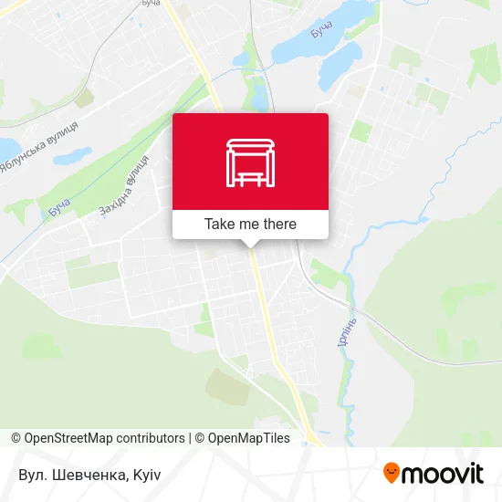 Карта Вул. Шевченка