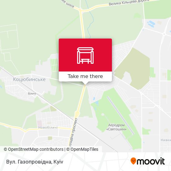 Вул. Газопровідна map