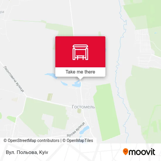 Вул. Польова map