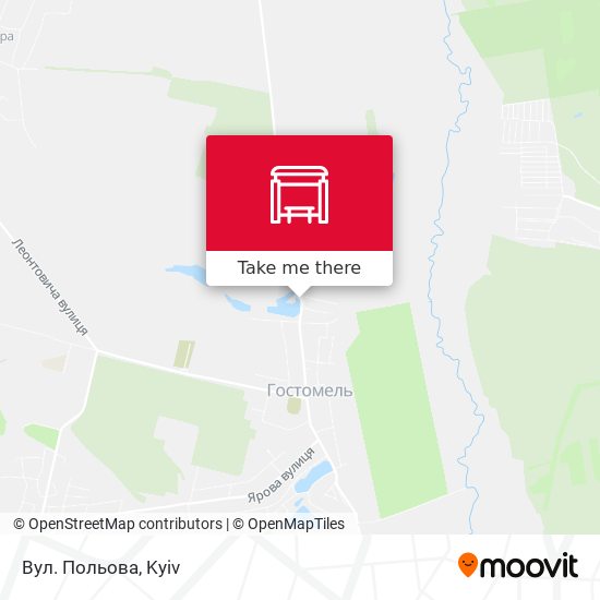 Вул. Польова map