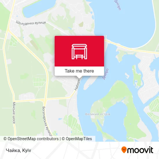 Чайка map