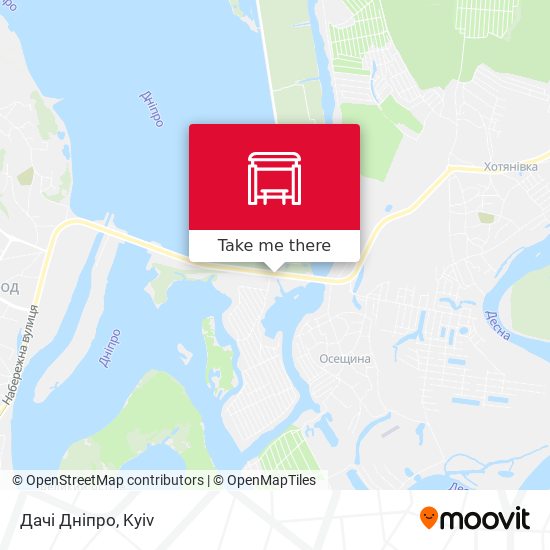 Дачі Дніпро map