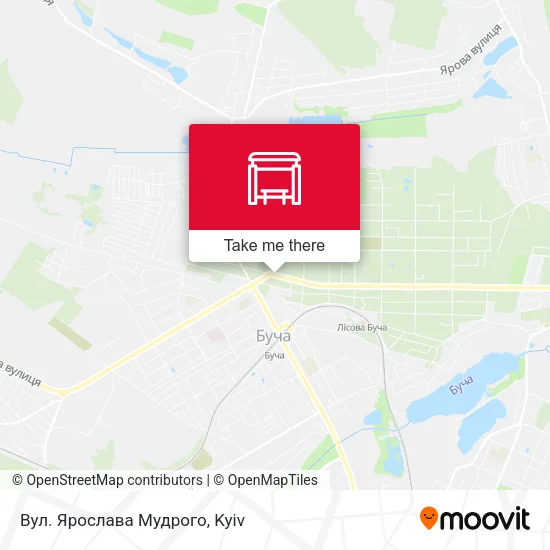 Карта Вул. Ярослава Мудрого