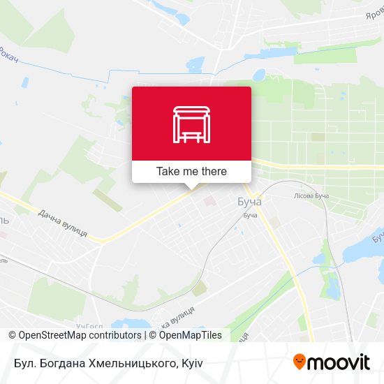 Карта Бул. Богдана Хмельницького