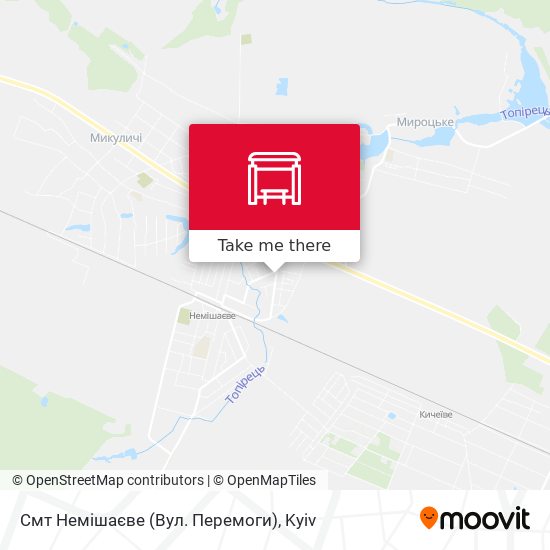 Смт Немішаєве (Вул. Перемоги) map