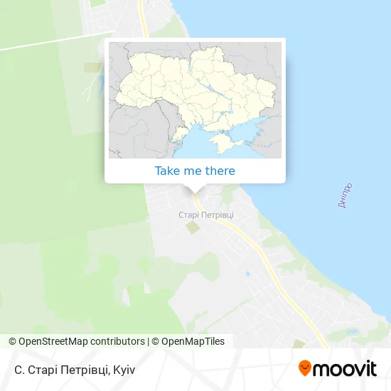 Карта С. Старі Петрівці
