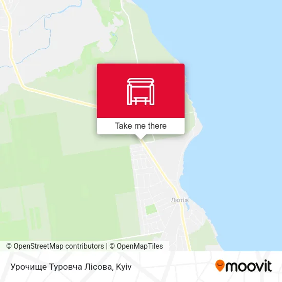 Карта Урочище Туровча Лісова