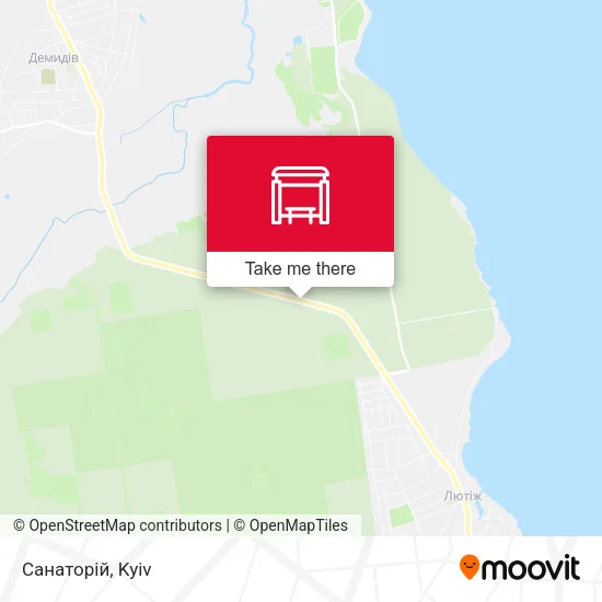 Санаторій map