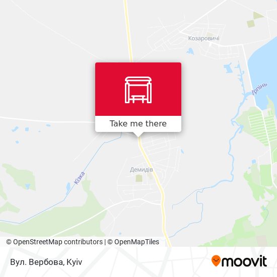 Вул. Вербова map