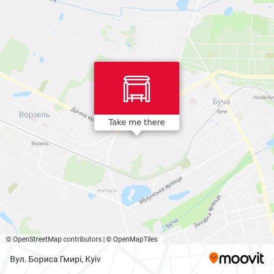 Вул. Бориса Гмирі map