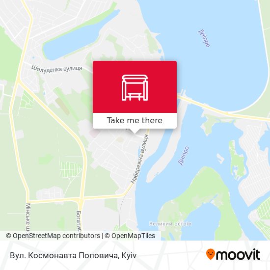 Вул. Космонавта Поповича map