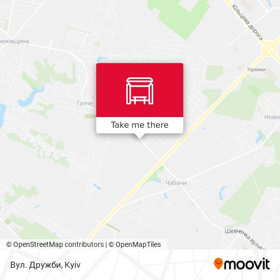 Вул. Дружби map