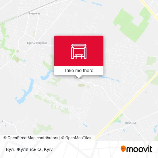 Вул. Жулянська map