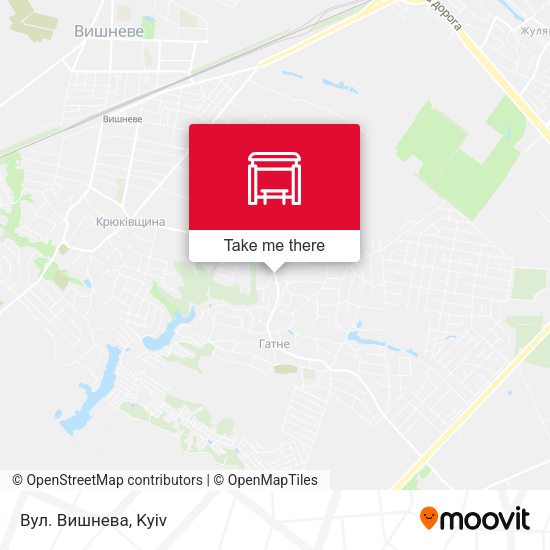 Карта Вул. Вишнева