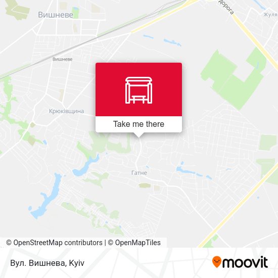 Карта Вул. Вишнева