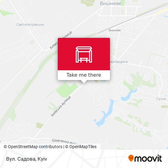 Вул. Садова map