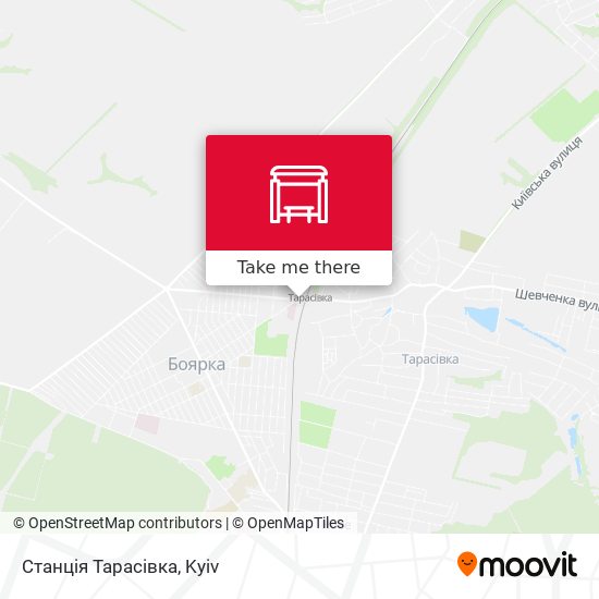 Станція Тарасівка map