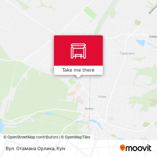 Вул. Отамана Орлика map