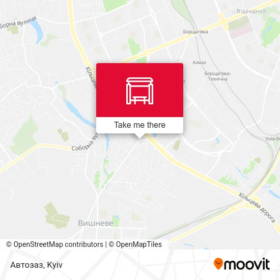 Карта Автозаз