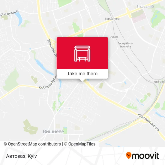 Карта Автозаз