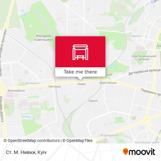 Ст. М. Нивки map