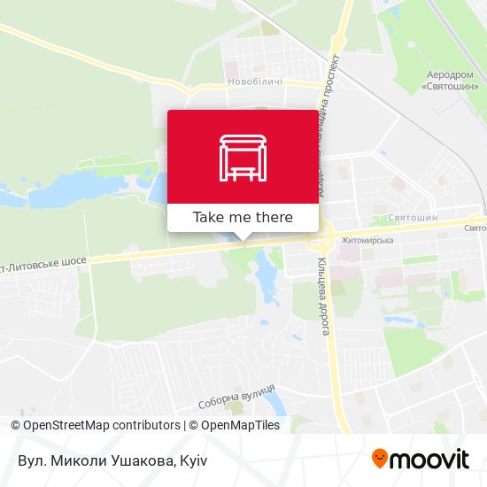 Вул. Миколи Ушакова map