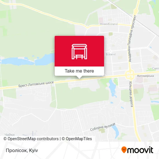 Пролісок map